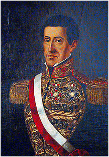 Президент Перу Августин Гамарра