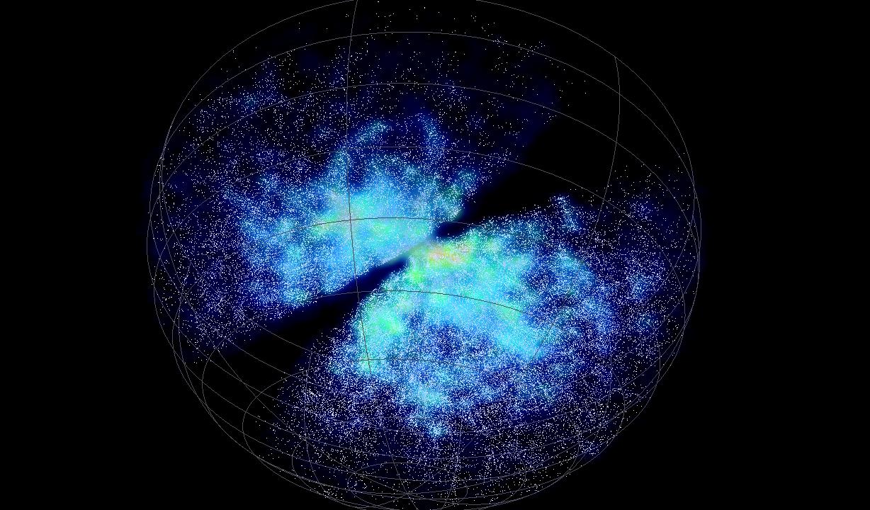 Вселенная астрофизика. Карта Вселенной. Трехмерная Вселенная. Трехмерная модель Вселенной. Компьютерное моделирование Вселенной.