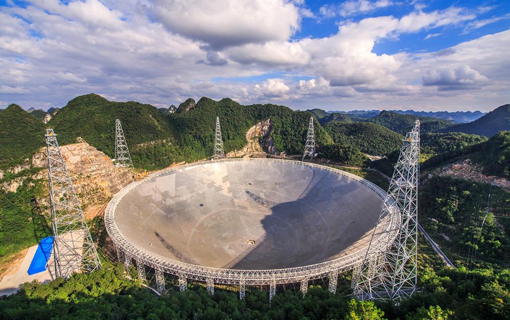 Самый большой телескоп в мире находится. Свермческий радиотелескоп с пятисотметрововой апературой. Китайский телескоп Sky Eye. Китайский телескоп fast. Самый большой телескоп в мире Китай.
