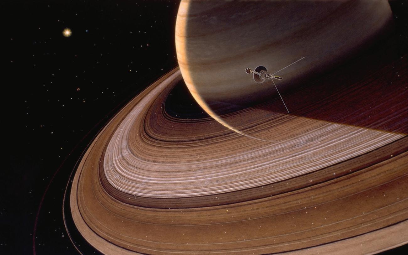 Юпитер кольца Вояджер 1