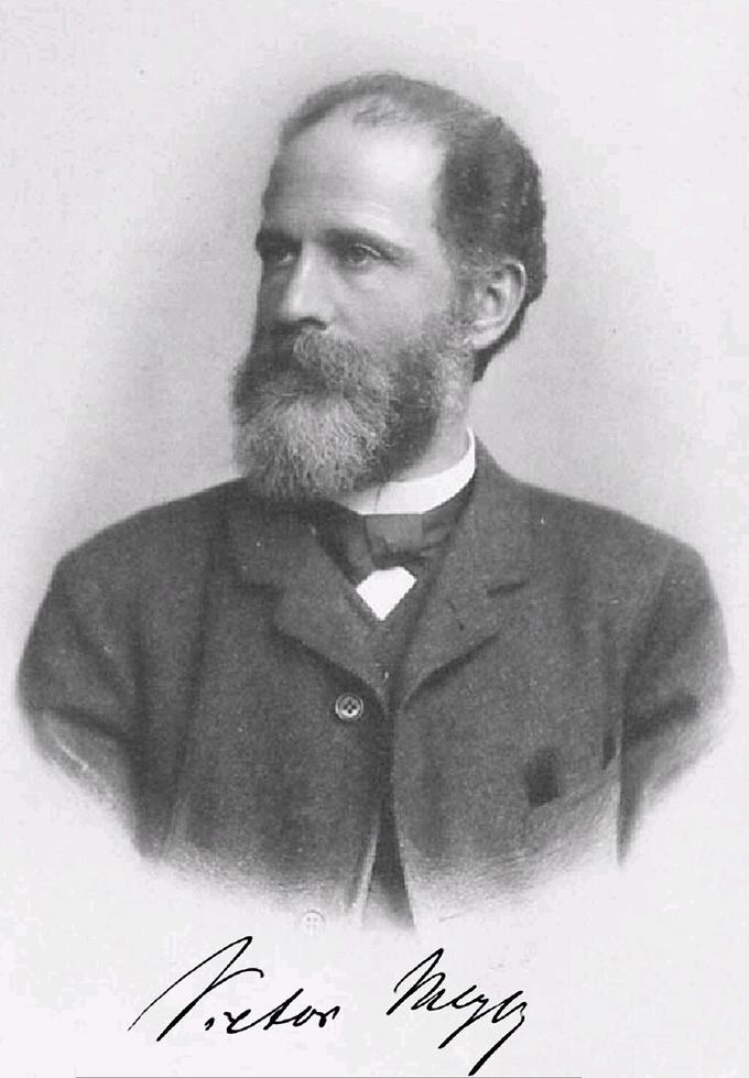 Виктор Мейер, ок. 1880 года