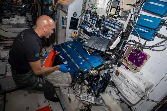 Проведение эксперимента на МКС