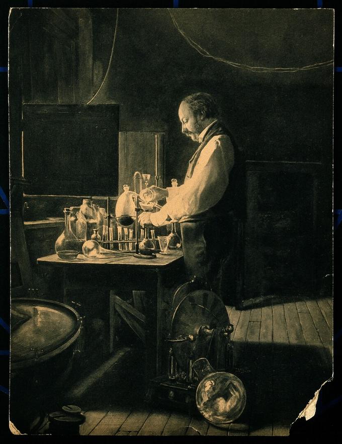 Лорд Рэлей в домашней лаборатории