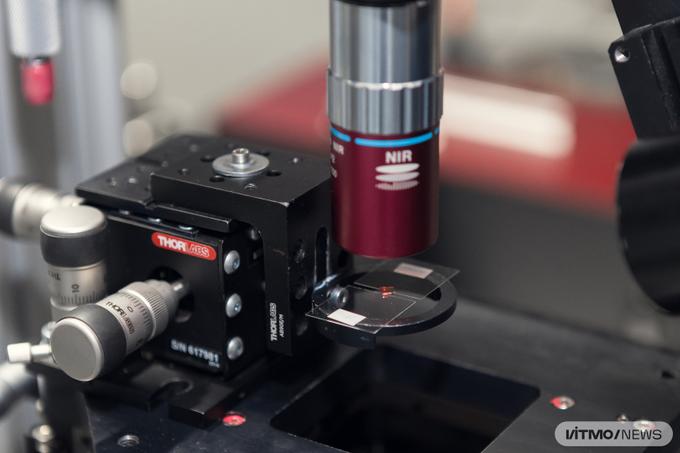 Оптическая установка для генерации третей гармоники и её детектирования