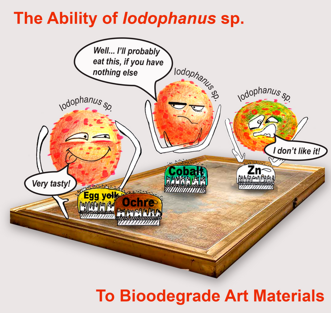 На новгородской иконе XVI века обнаружен необычный гриб, разрушающий произведение искусства