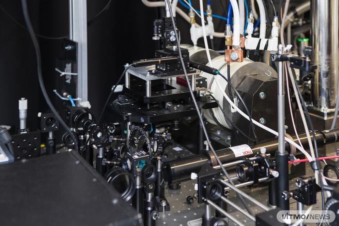 Оптическая установка для измерения экситон-поляритонов на основе линзы твердой иммерсии