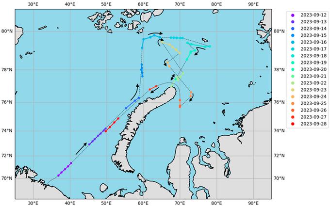 Маршрут экспедиции «Дальние Зеленцы»