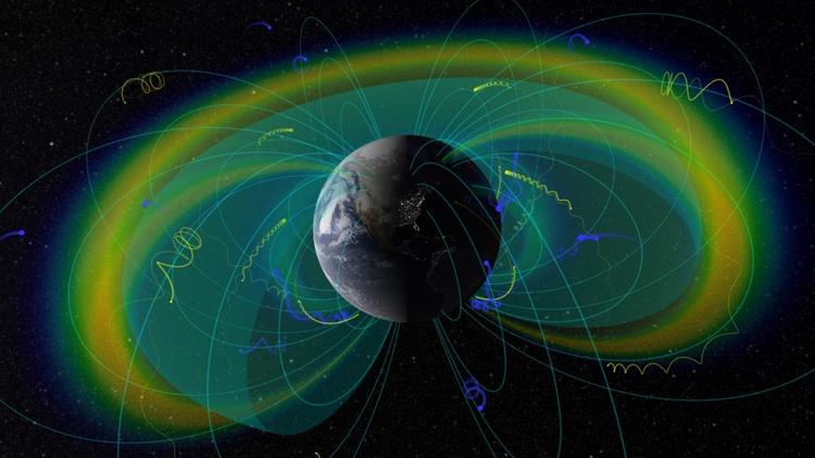 radiation around earth